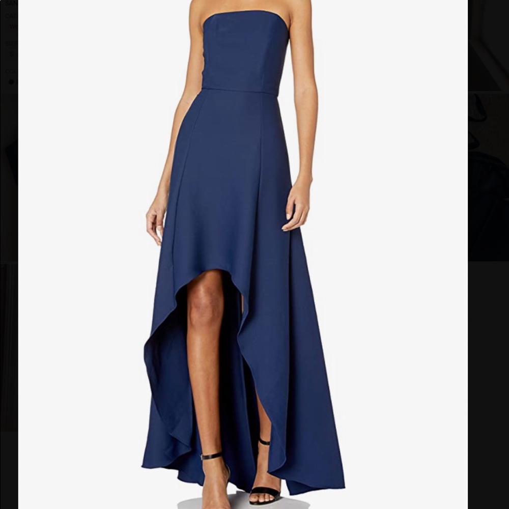 Laundry by Shelli Segal Strapless High/Low Gown - Picture 7 of 7